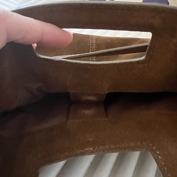 Maje brown suede signature bag - Picture 7 of 8
